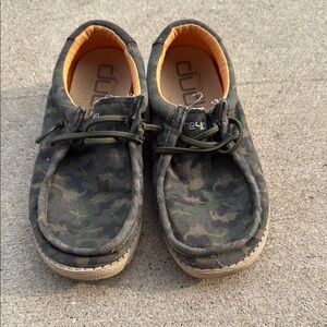 Hey Dude Green and Orange Moccasins Casual Shoes